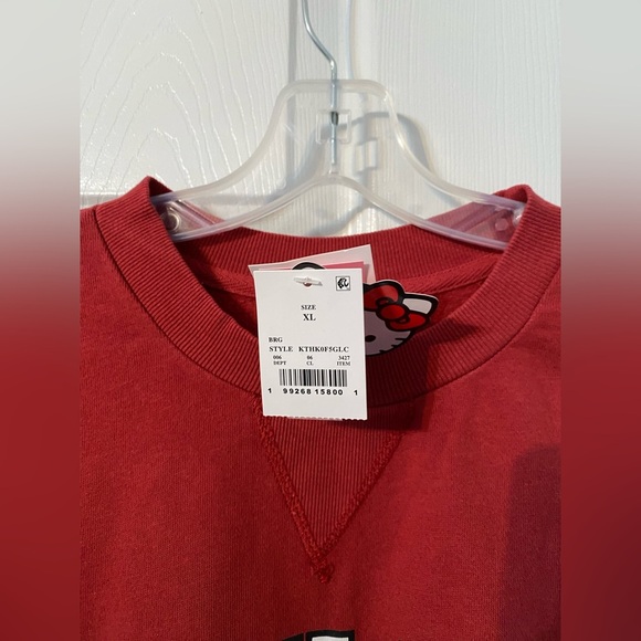 Hello Kitty Red Sweatshirt women’s XL - Picture 5 of 6